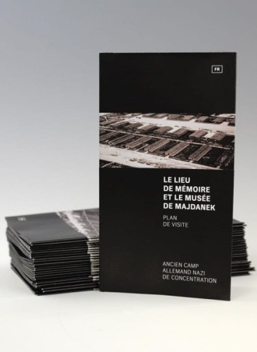 Plan de visite. Le Lieu de Memoire et le Musee de Majdanek (FR)